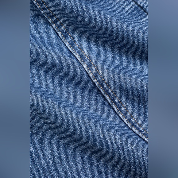 Micas Wave Leg High Waist Barrel Jeans CC12-2 L - Picture 4 of 6